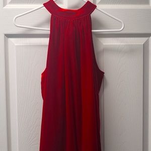 Gibson velvet halter-style party top